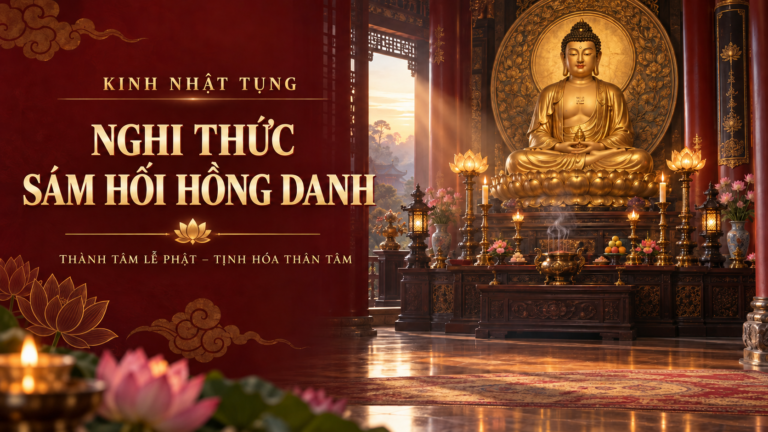 Kinh Nhật Tụng – Nghi Thức Sám Hối Hồng Danh